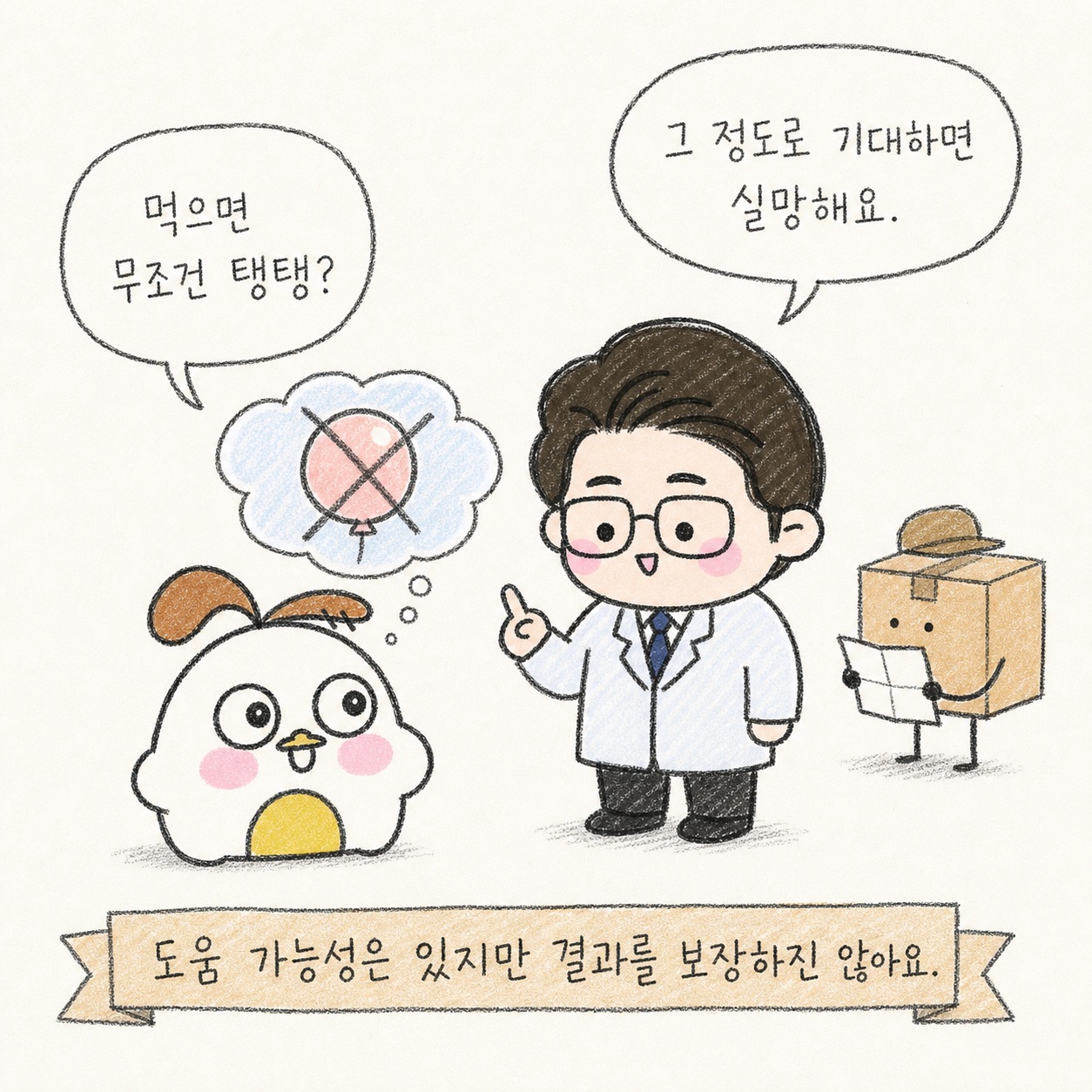 먹으면 무조건 탱탱? 그 정도로 기대하면 실망해요. 도움 가능성은 있지만 결과를 보장하진 않아요.