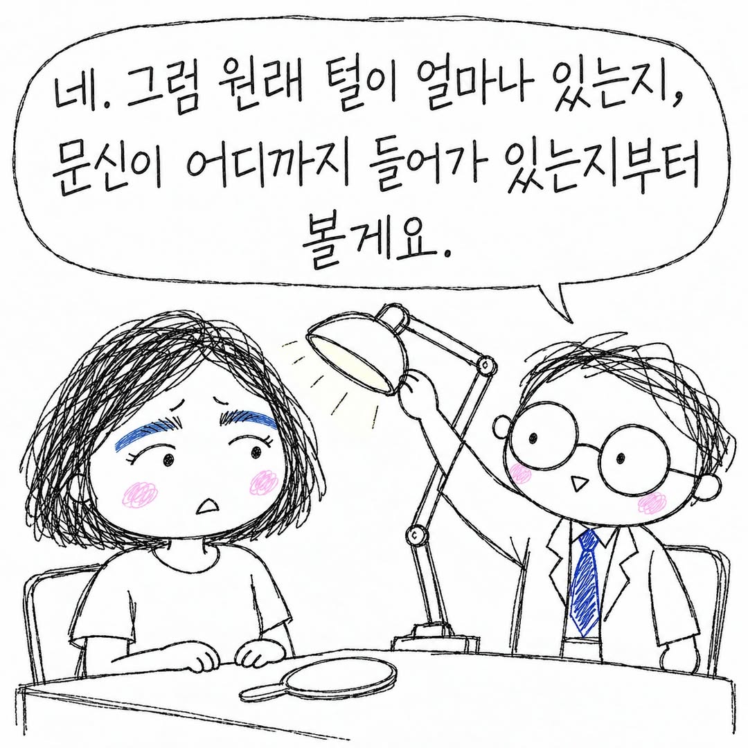 문신 제거와 눈썹 털 변화를 함께 상담하세요.